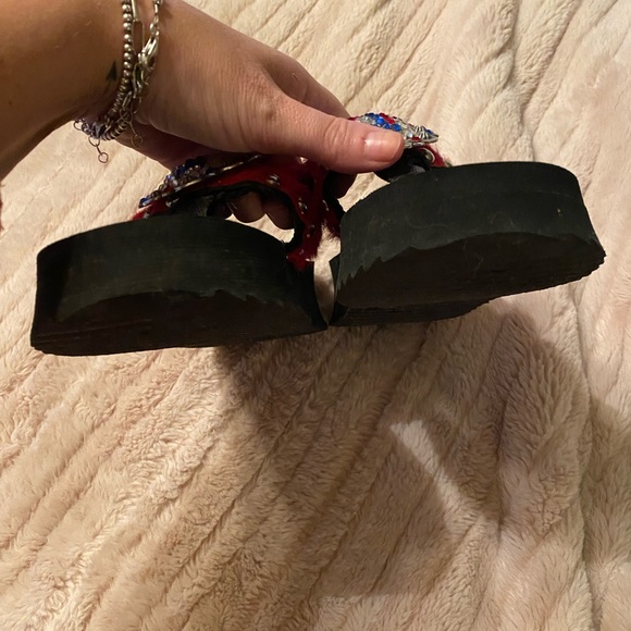 Custom Texas Rangers Flip Flops - Picture 4 of 6